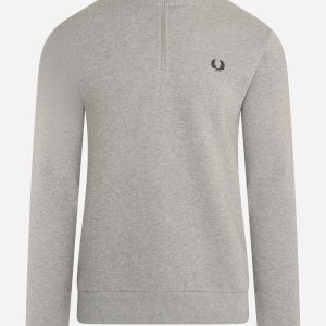 Half zip sweatshirt - steel marl