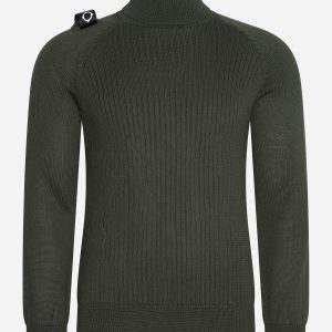 Roll neck knit - oil slick