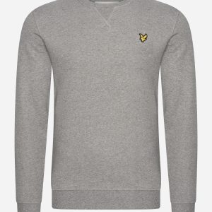 Crew neck sweatshirt - mid grey marl