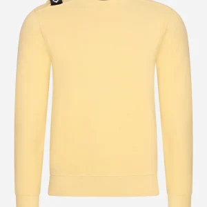 Core crew sweat - mellow yellow