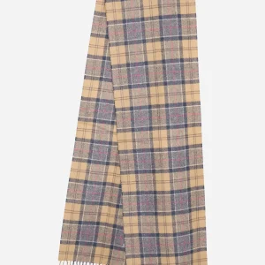 Tartan lambswool scarf - dress