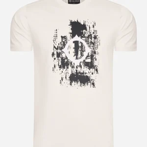 CC logo print ss tee - aluminium