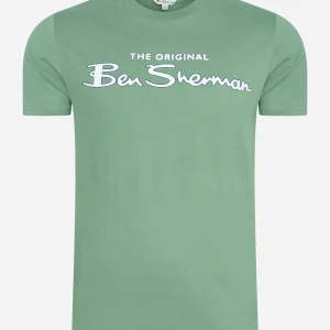 Signature logo tee - grass green