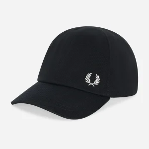 Pique classic cap - black