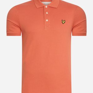 Plain polo shirt - victory orange