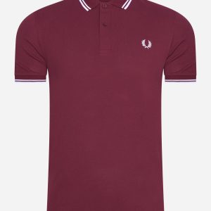 Twin tipped fred perry shirt - port