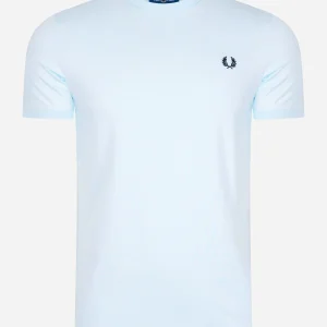 Ringer t-shirt - light ice