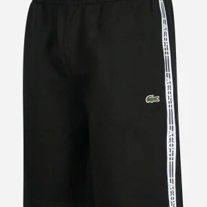 Contrast stripe shorts - black