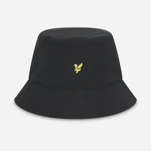 Ripstop reversible bucket hat - jet black olive