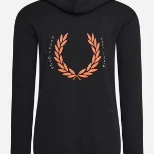 Laurel wreath hooded sweatshirt - black