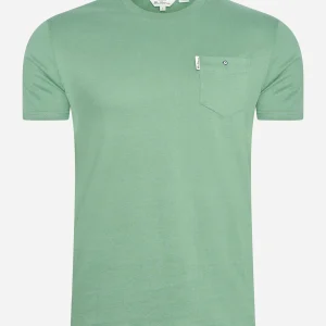 Signature pocket tee - grass green
