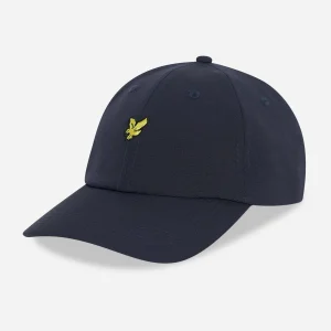 Seersucker baseball cap - dark navy