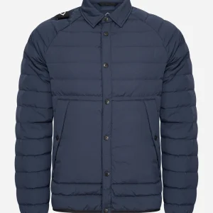 Down overshirt jacket - ink navy