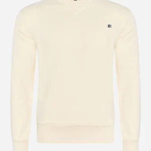 B logo crew - ivory