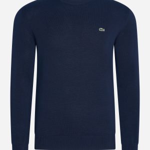 Cotton sweater - navy blue