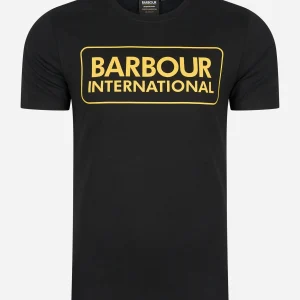 Essential large logo tee - black