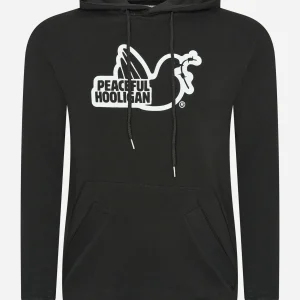 Outline hoodie - black