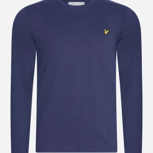 Plain ls t-shirt - navy