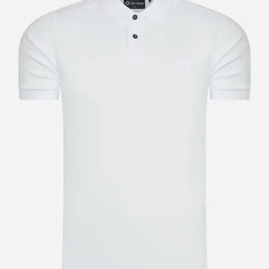 SS pique polo - illusion blue