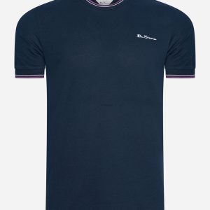 Pique tee - dark navy