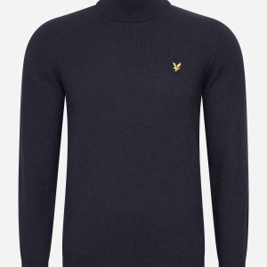 Roll neck jumper - dark navy