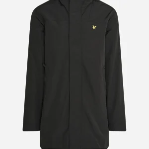 Hooded parka - jet black