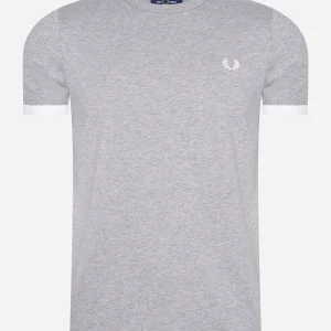 Ringer t-shirt - steel marl