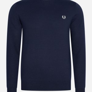 Classic crew neck jumper - navy