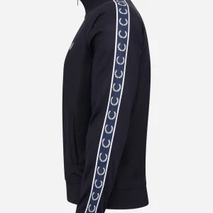 Contrast tape track jacket - navy navy