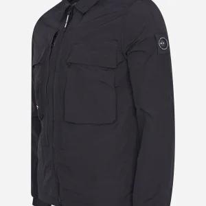 Forte polyamide overshirt - black