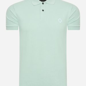 SS pique polo - mist green