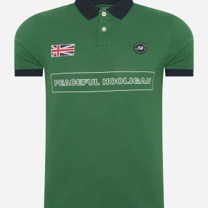 Flag polo - race green
