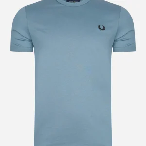 Ringer t-shirt - ash blue