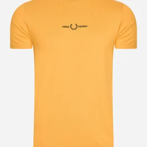 Embroidered t-shirt - gold