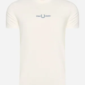 Embroidered t-shirt - snow white