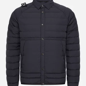 Down overshirt - jet black