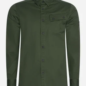Graphite overshirt - kombu green