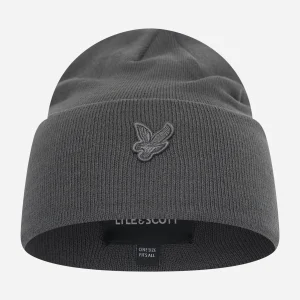 Tonal eagle beanie - gunmetal