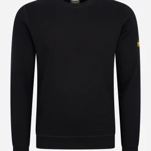 Racer badge sweat - black