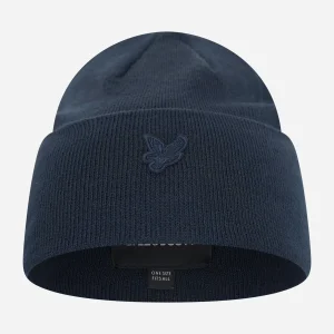 Tonal eagle beanie - dark navy