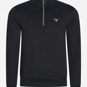 Rothley half zip - black