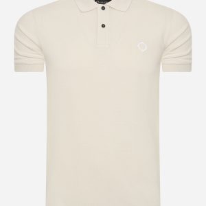 SS pique polo - aluminium