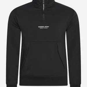 Siren 1/4 zip - black