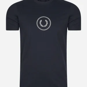 Circle branding t-shirt - navy