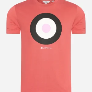 Signature target tee - raspberry