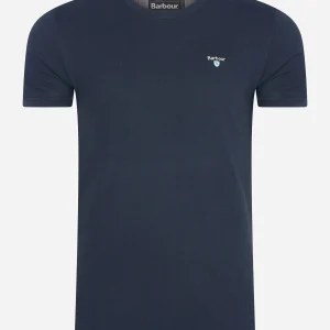 Tartan sports tee - new navy