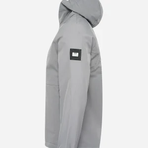Stipe softshell jacket - light grey