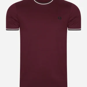 Twin tipped t-shirt - oxblood