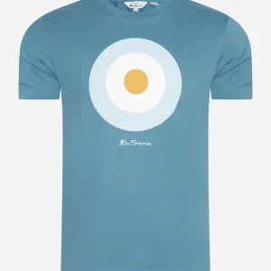 Signature target tee - blue shadow