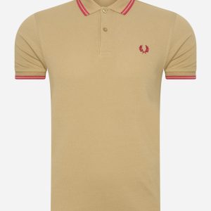 Twin tipped polo - warm stone blood